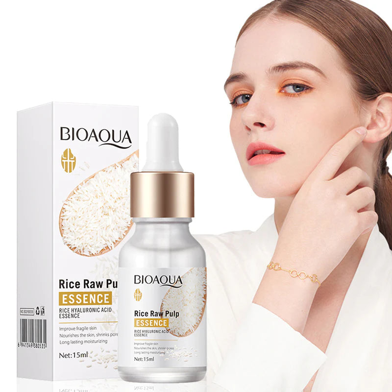 Bioaqua Rice Raw Pulp Serum – Luminosidad y Nutrición Profunda